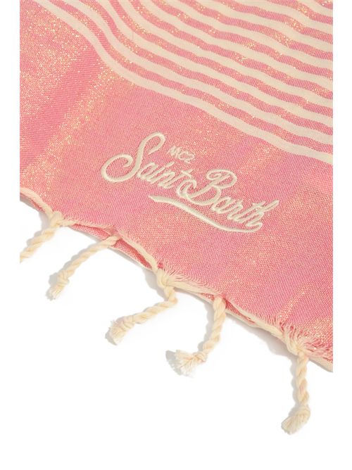 Telo mare Foutas in cotone e lurex Rosa Mc2 Saint Barth | FOUT01600625L